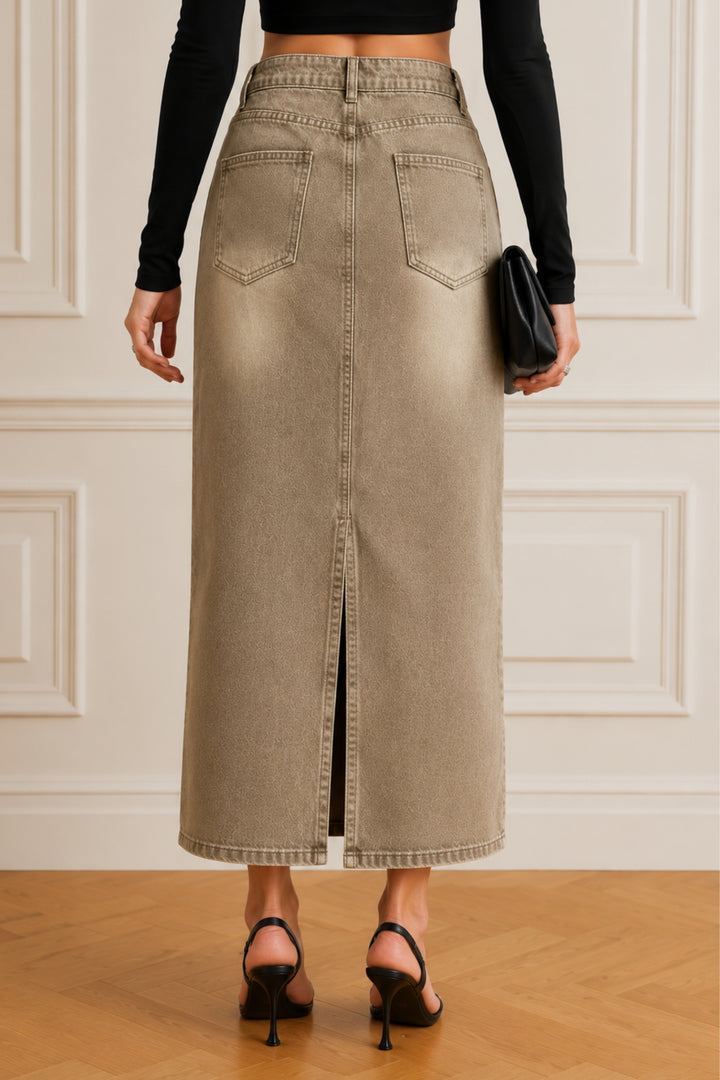 Vintage Inspo Denim Skirt