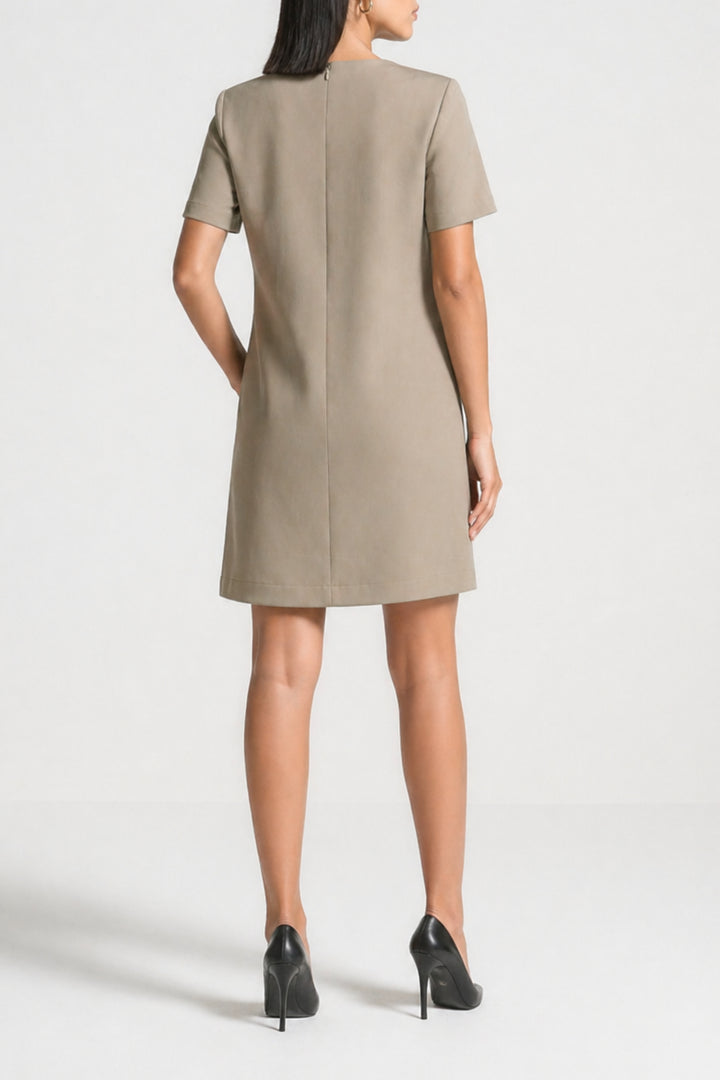 Maeve Greige Shift Dress