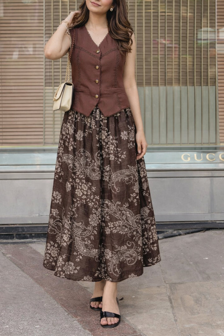 skirt co-ord set for women