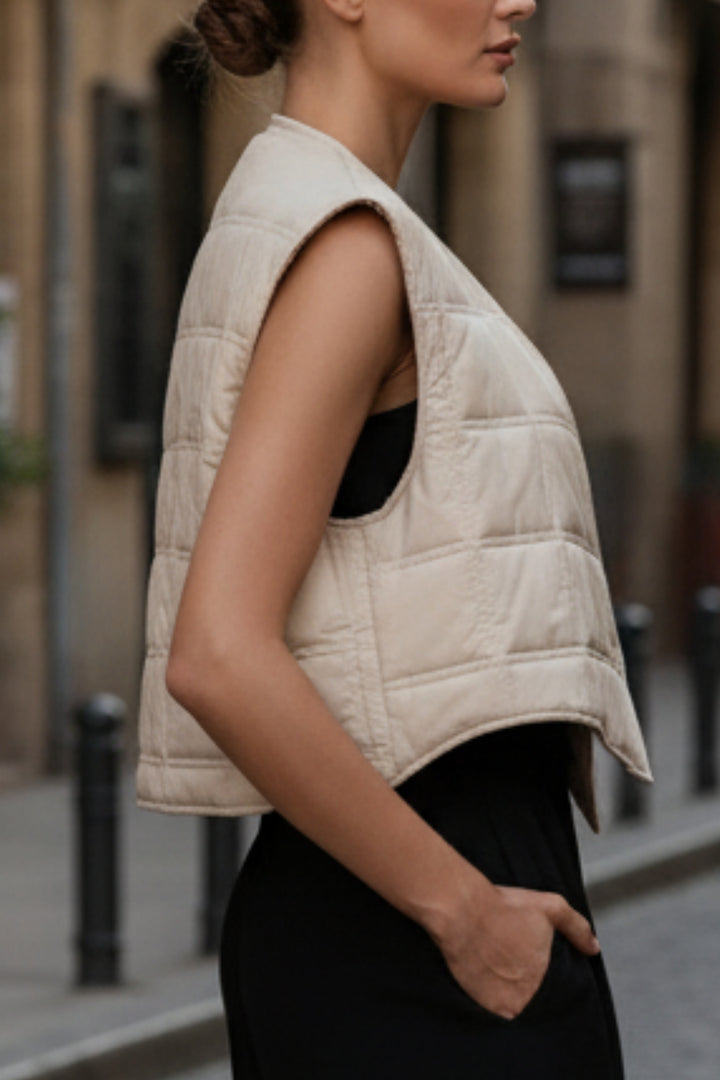 Frosted Quilted Vest