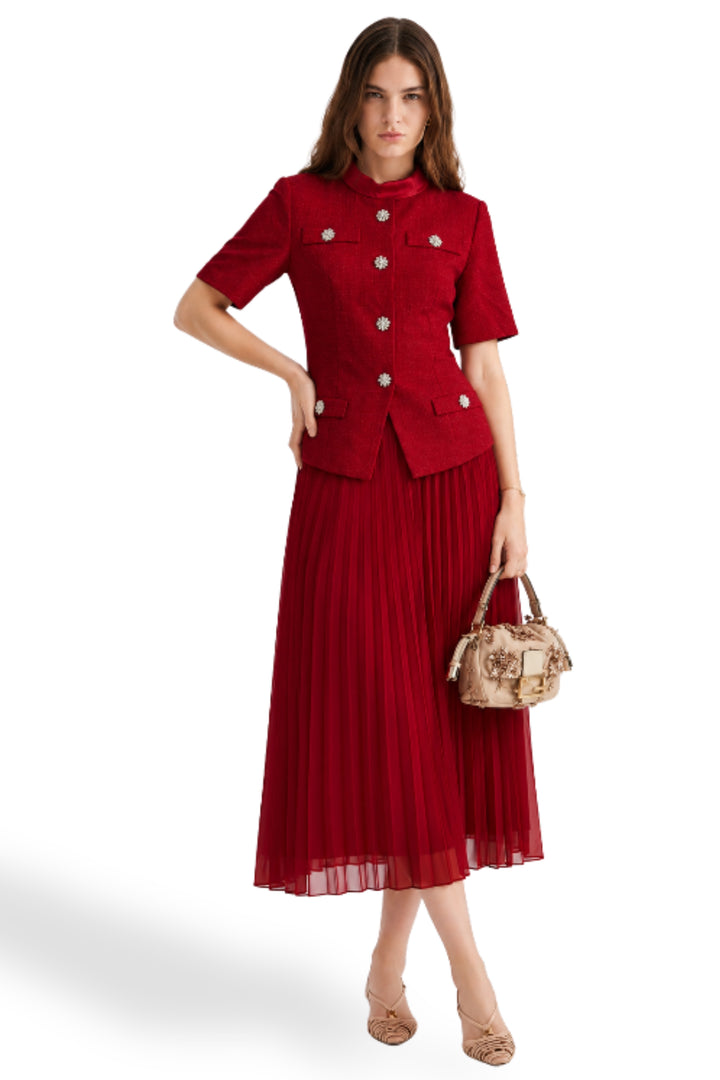 Ruby Red Regal Co-Ord