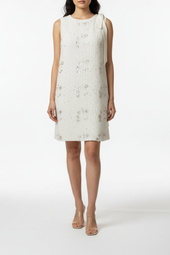 Ivory Serenity Embellished Dress