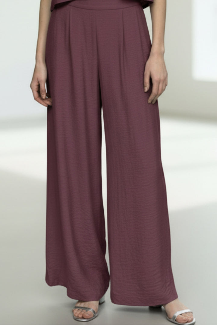 Plum Purple  Back Slit Comfort Co-Ord Set