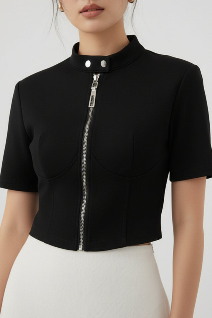 Elordi Zippered Top