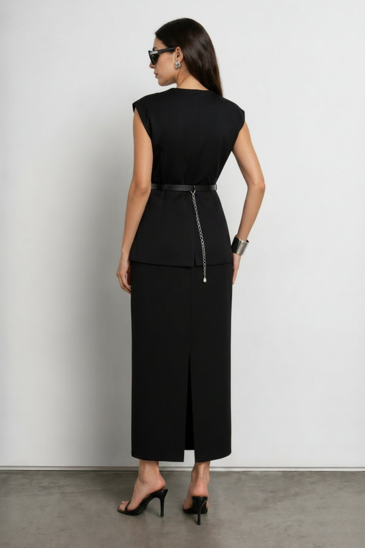 Black Magic Waistcoat Skirt Co-ord Set