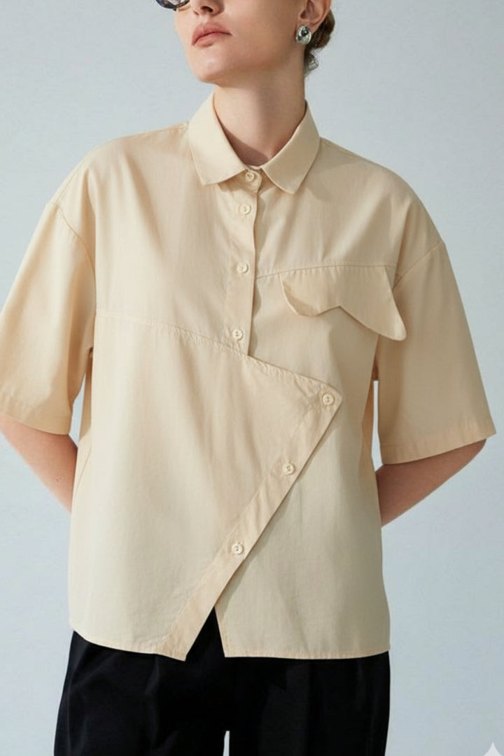 Vanilla Essence Oversized Shirt