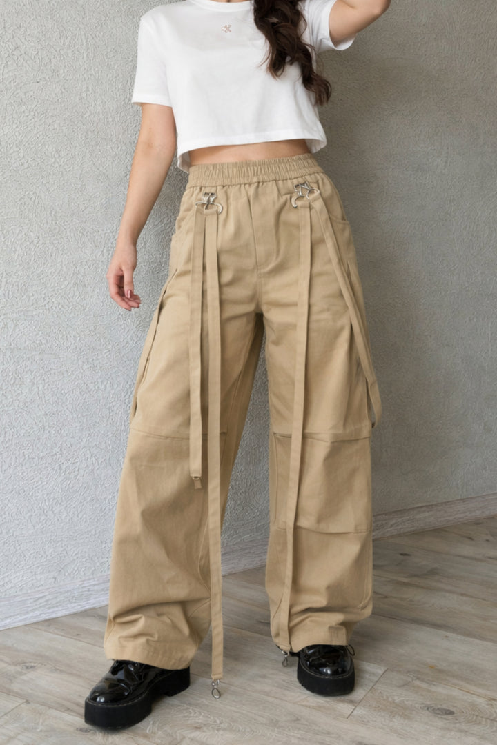 Buttercream Cargo Pants