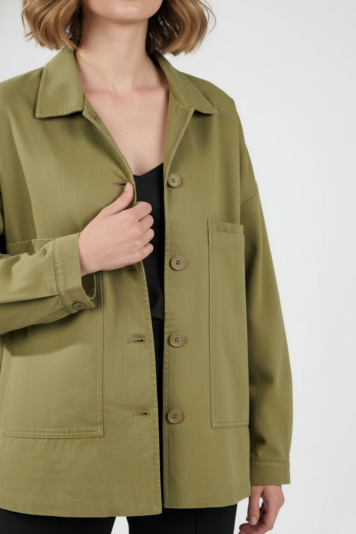 Willow Green Oversized Jacket