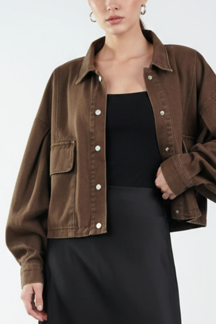 Tawny Toast Oversized Jacket