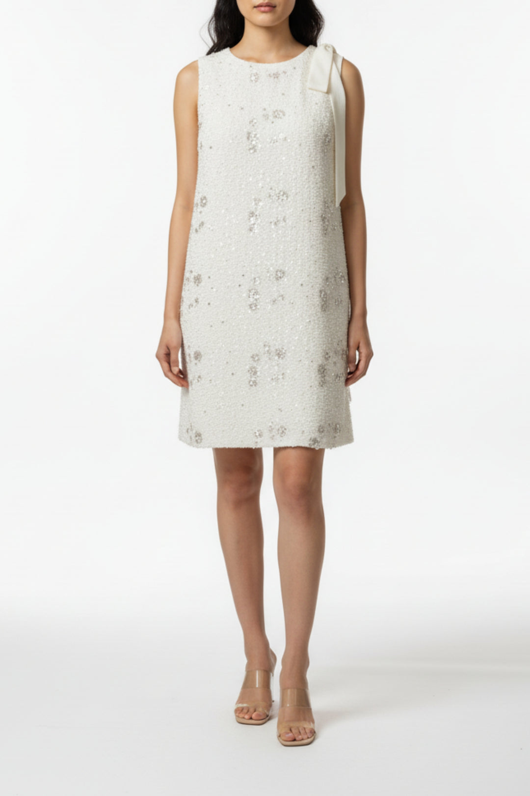 Ivory Serenity Embellished Dress