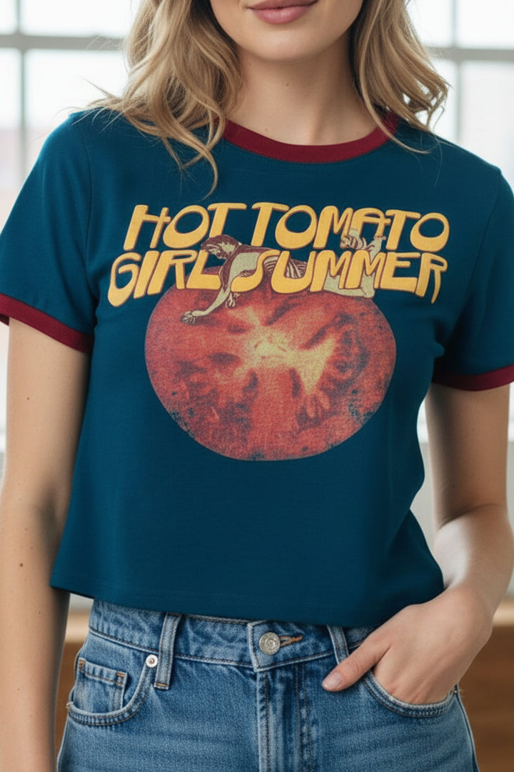 Hot tomato Blue Baby T-shirt