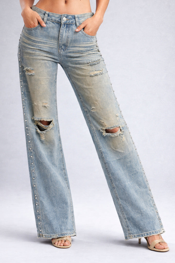 Glacier Ripped Denim