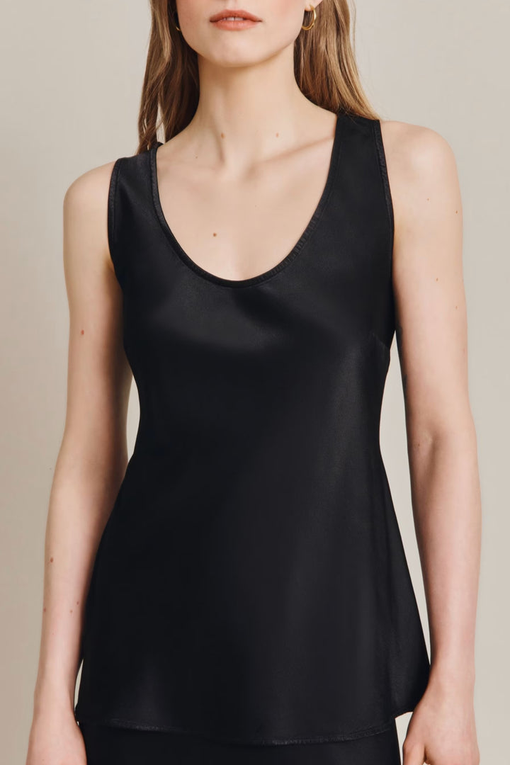 Augusta Black Satin Co-ord Set