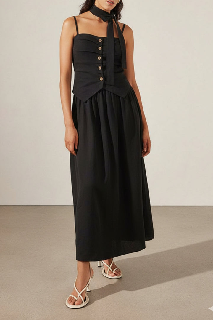 Georgia Blue Top & Skirt Co-ord Set