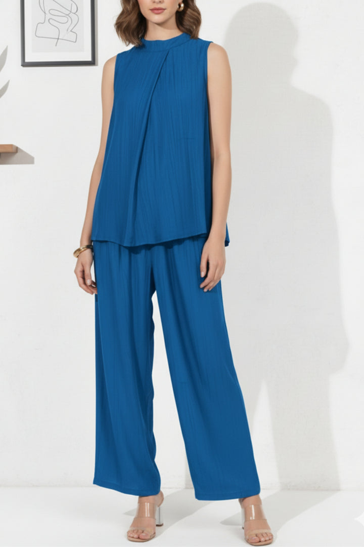 Royal Blue Minimalist Co-Ord Set