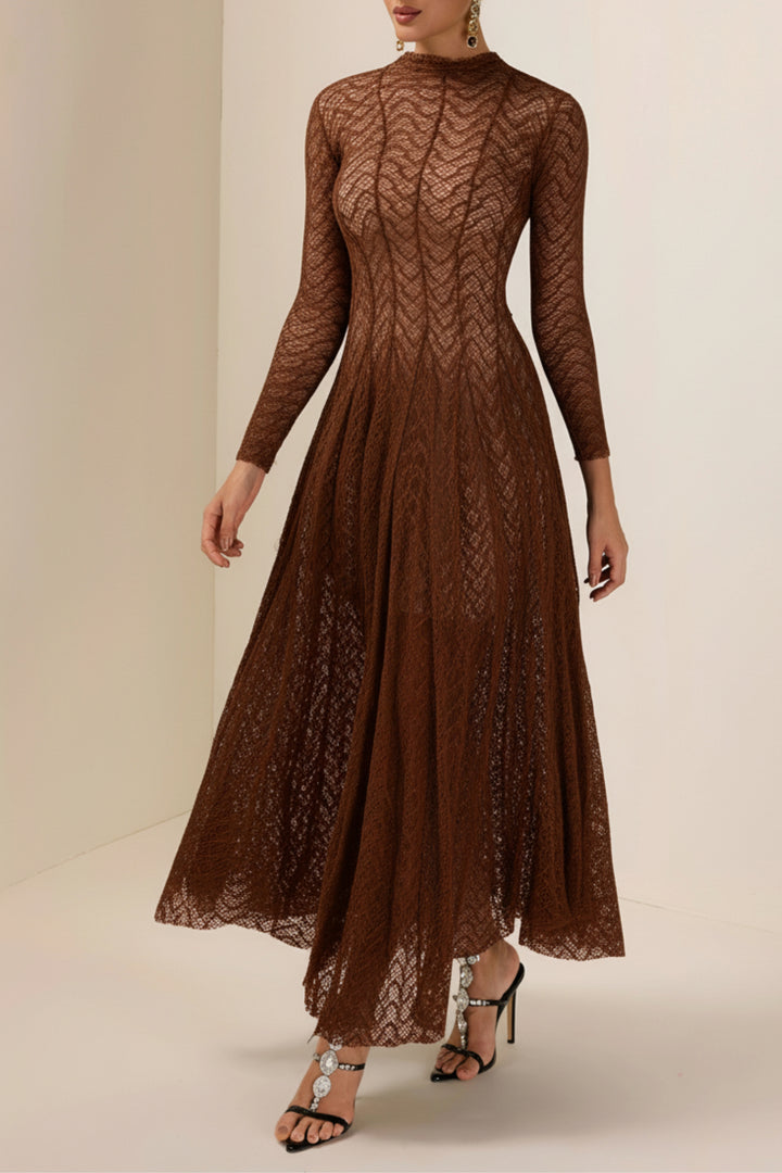 Cinnamon Lace Bodycon Dress