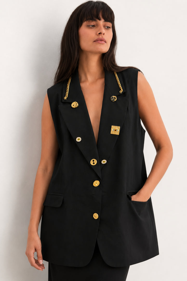 Noir Monarch Vest