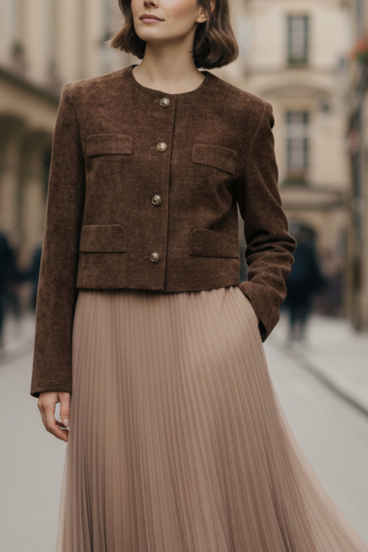 Velvet Bronze Blazer