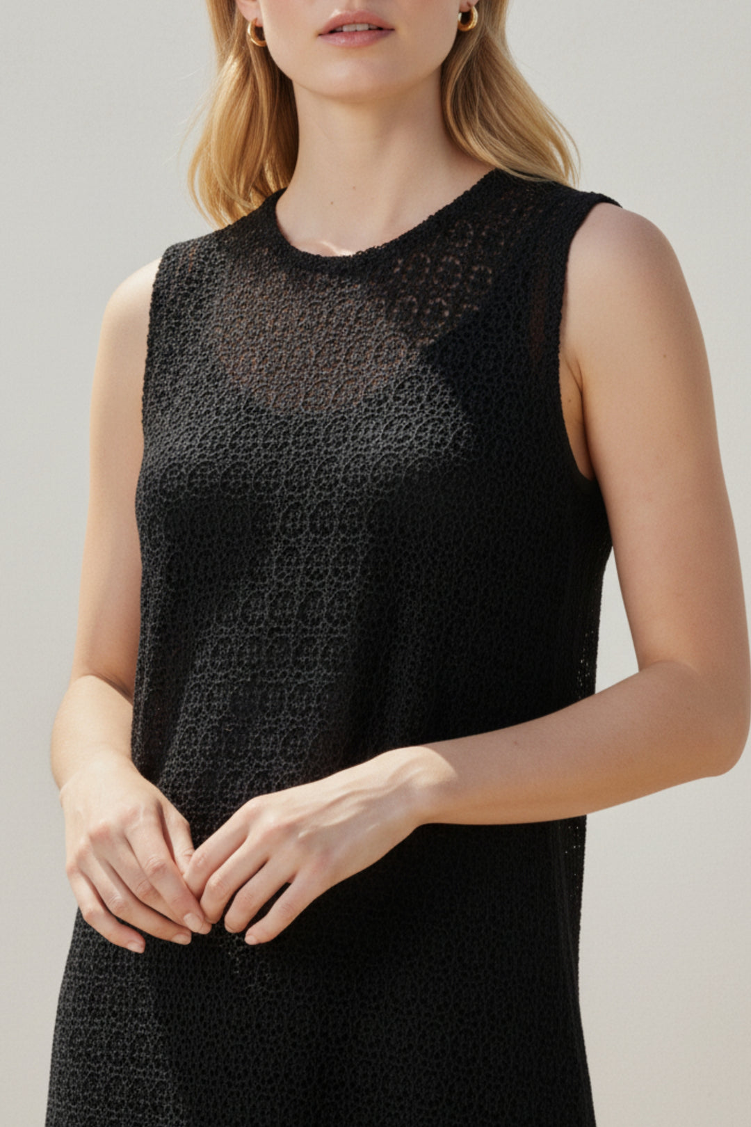 Noah Black Layered Dress