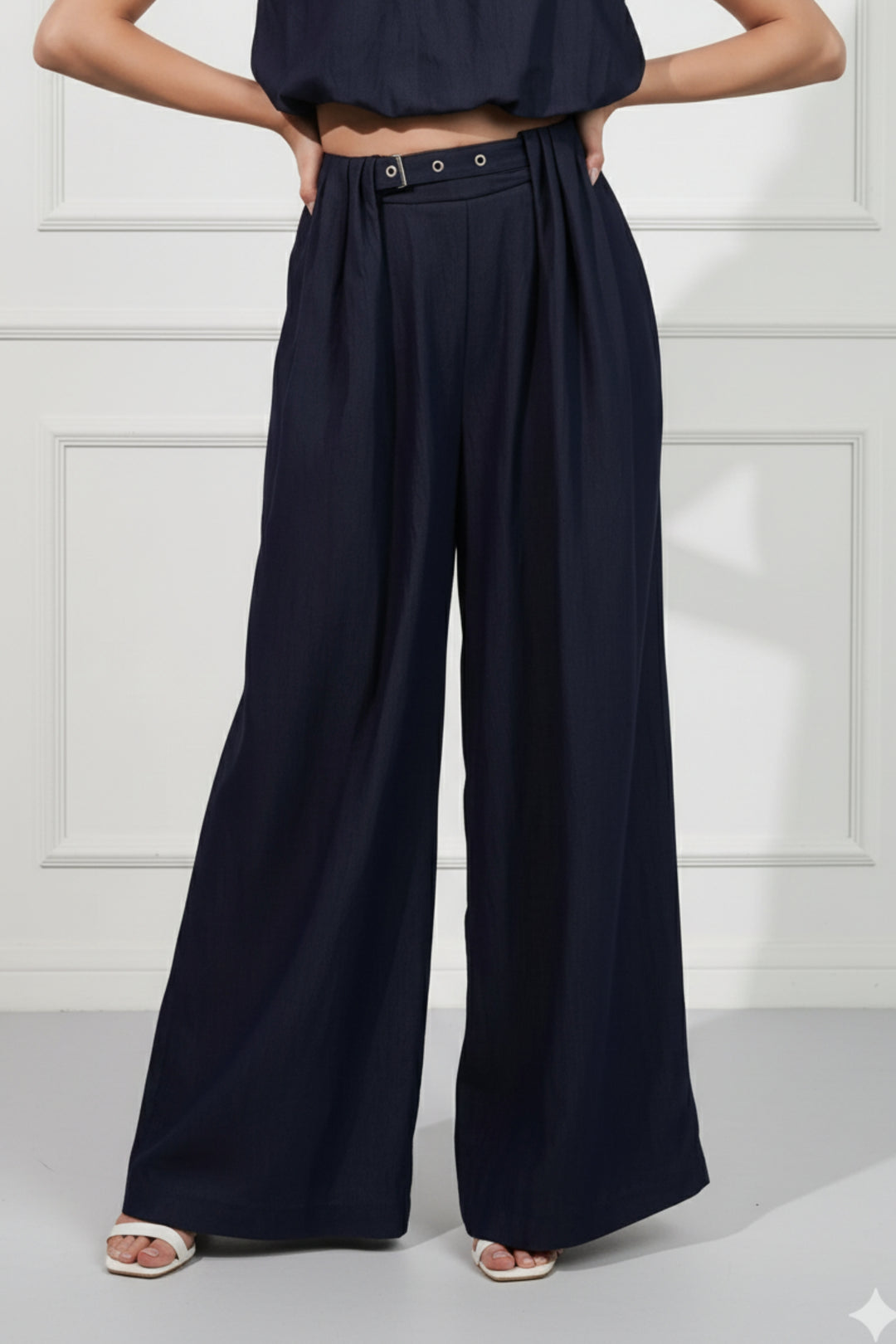 Poof Blue Denim  Co-ord Set