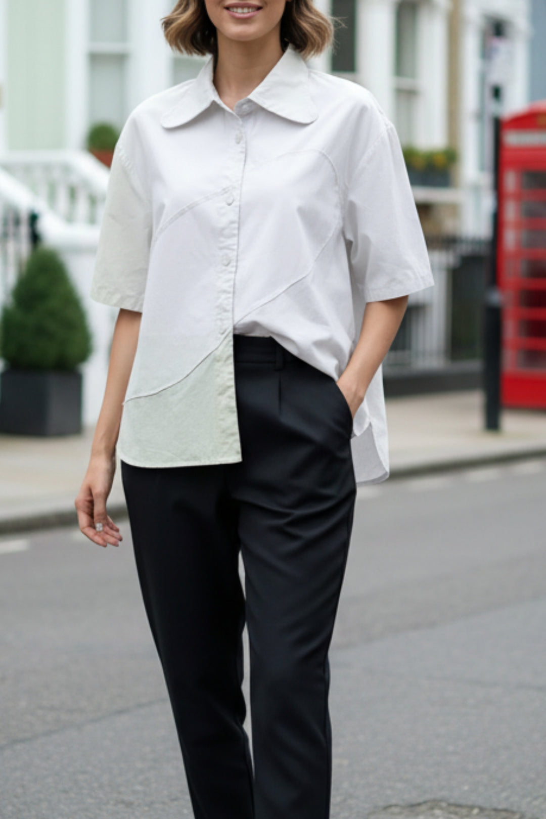 Arctic White Oversized Shirt