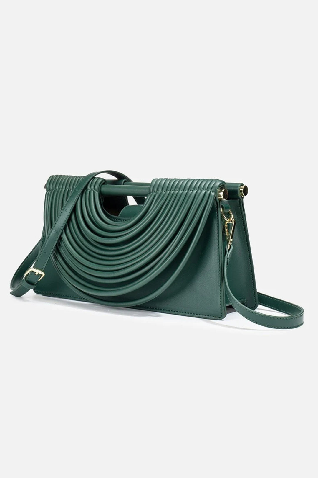 Emerald Arc Shoulder Bag