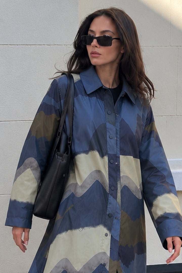 Olive Oasis Trench Coat