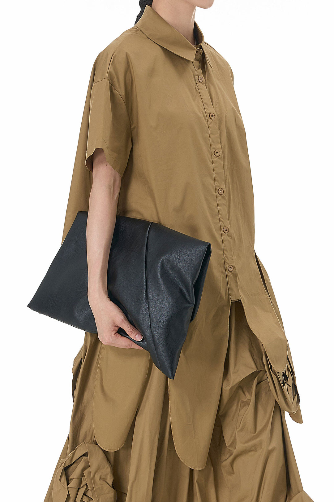 Sand Drift Asymmetric Hem Shirt