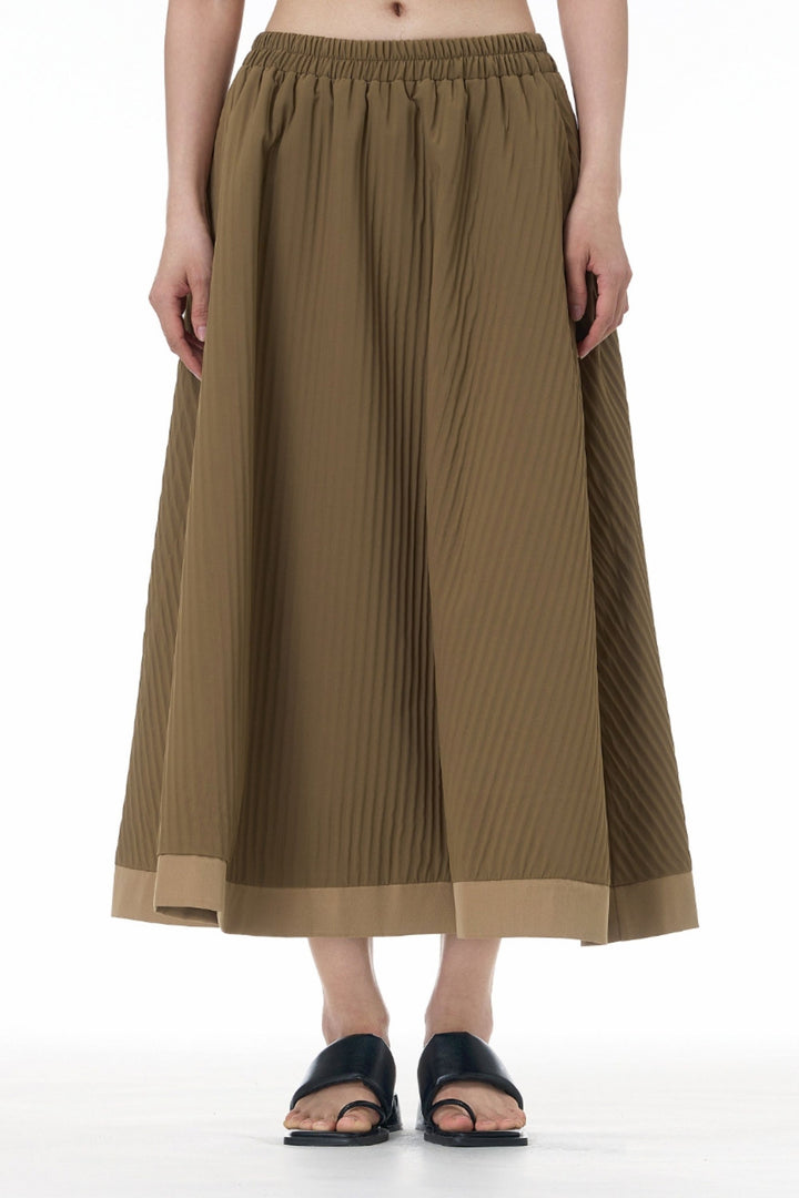 Beige skirt set for women at nolabels