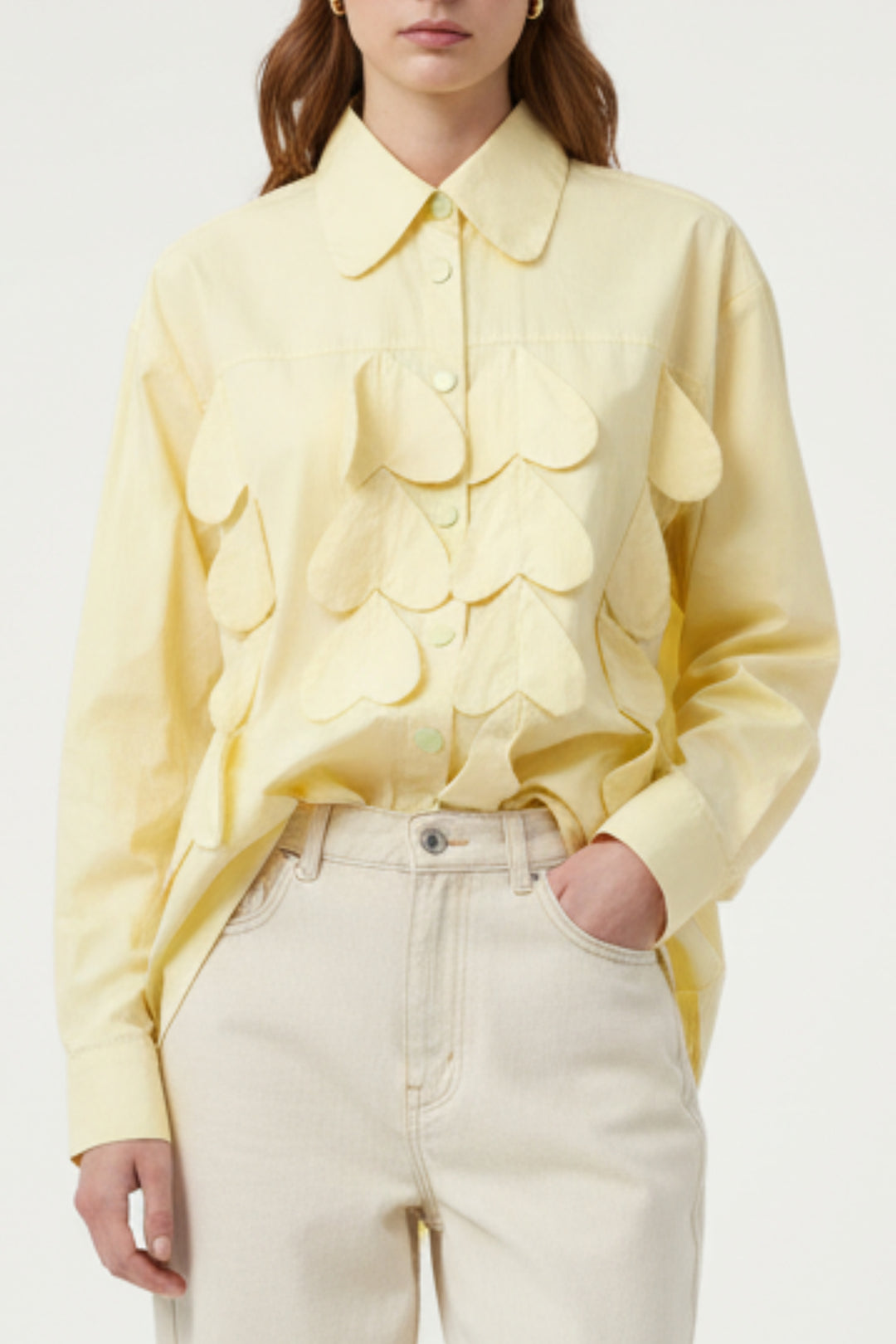 Sunkissed Yellow Applique Shirt