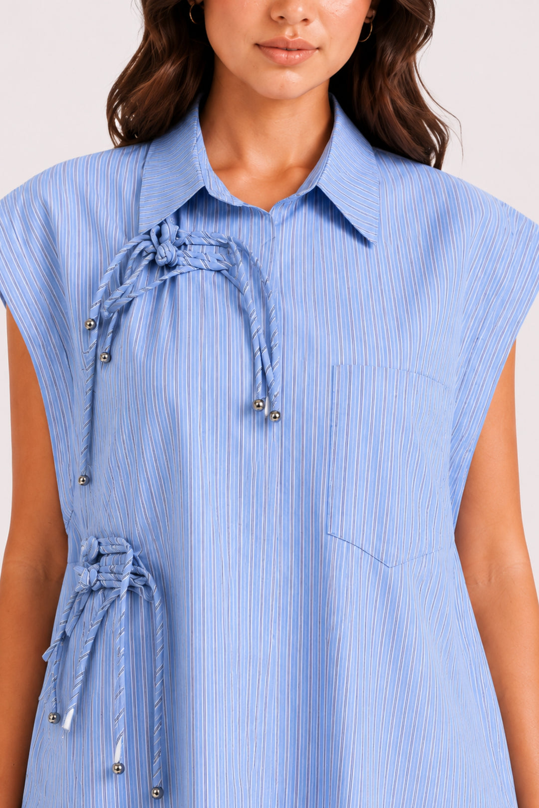 Azure Harbor Knot Shirt