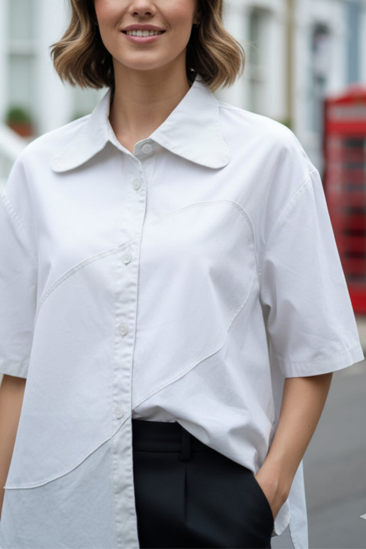 Arctic White Oversized Shirt