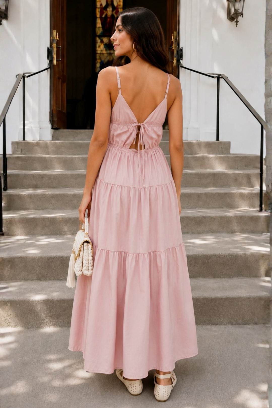 Strawberry Tiered Dress