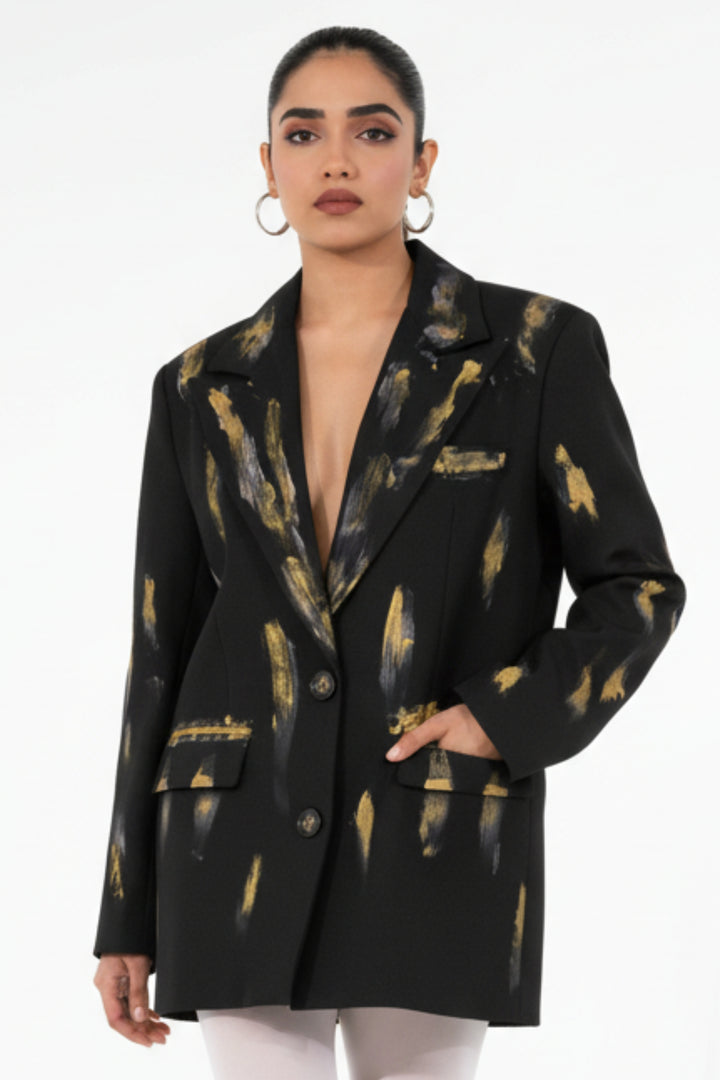 Stroke Luxe Black Blazer