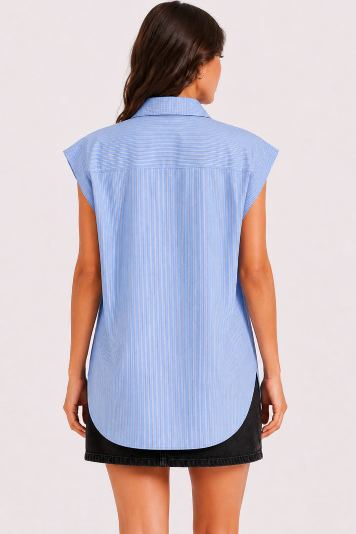 Azure Harbor Knot Shirt