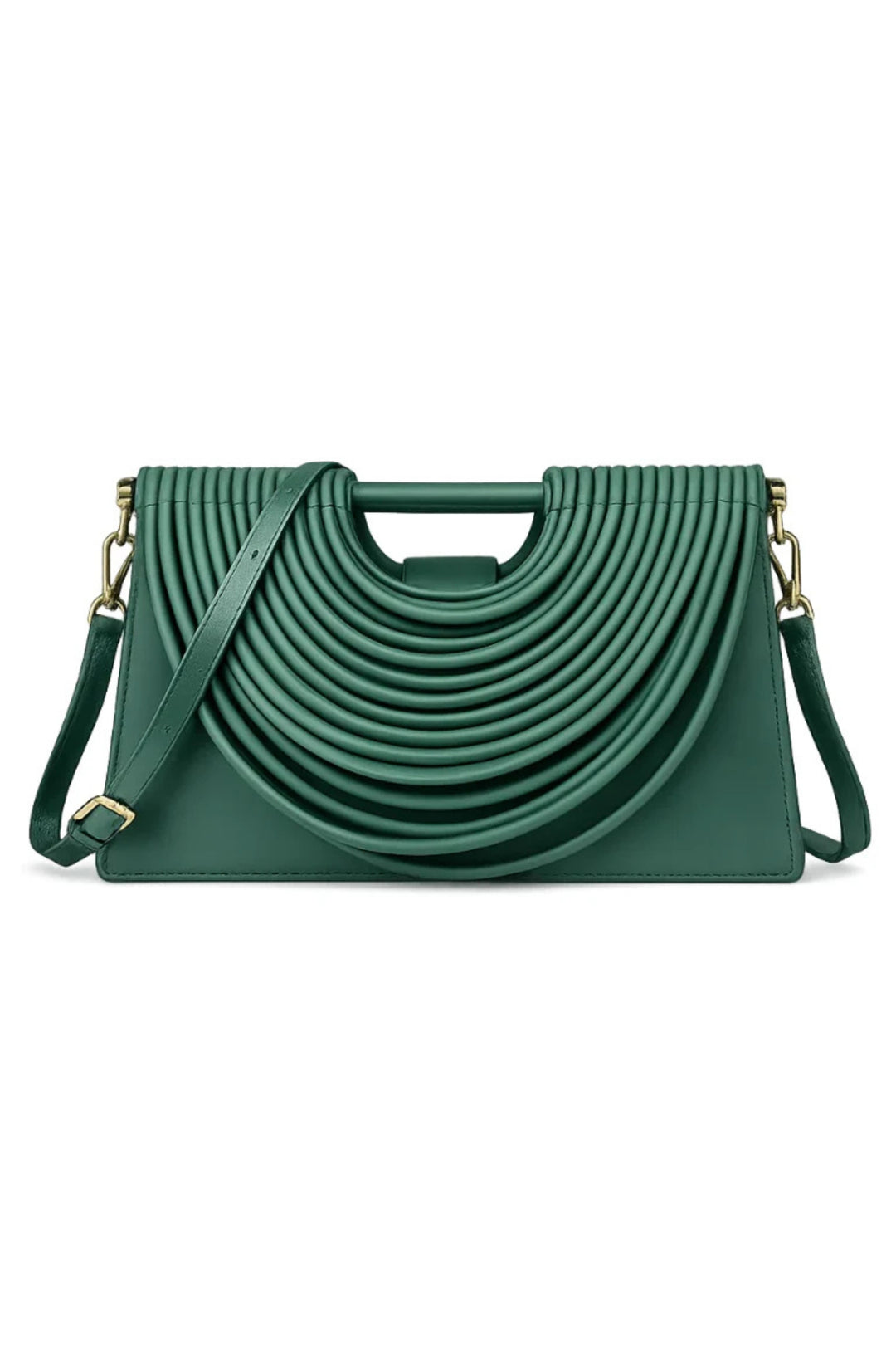 Emerald Arc Shoulder Bag