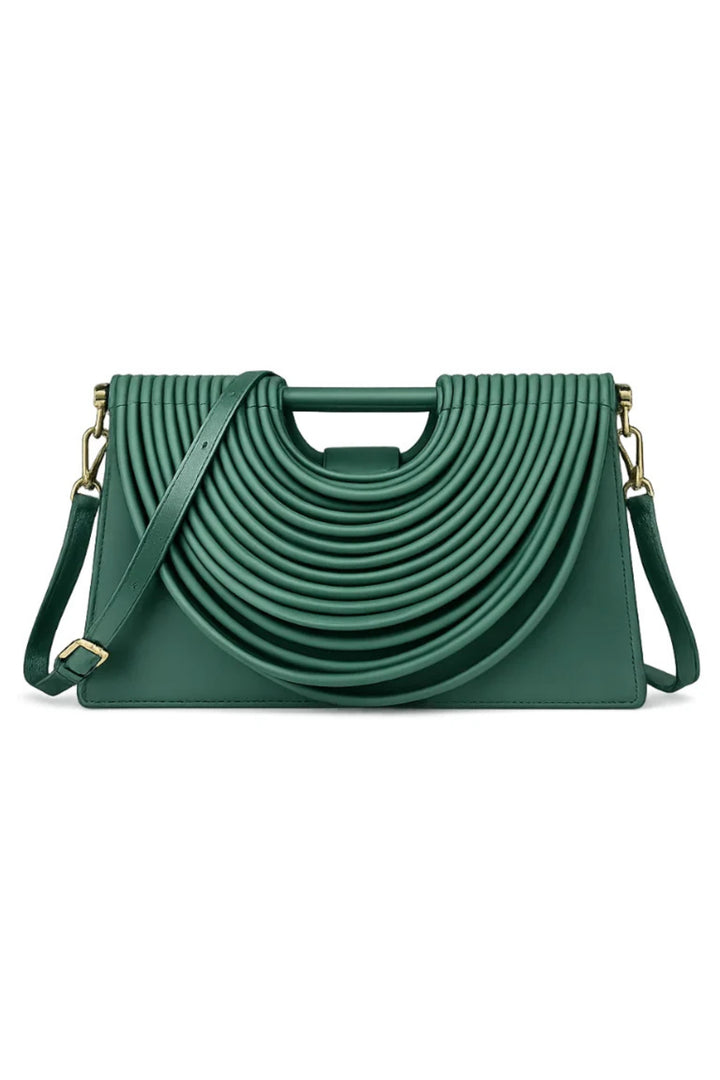 Emerald Arc Shoulder Bag