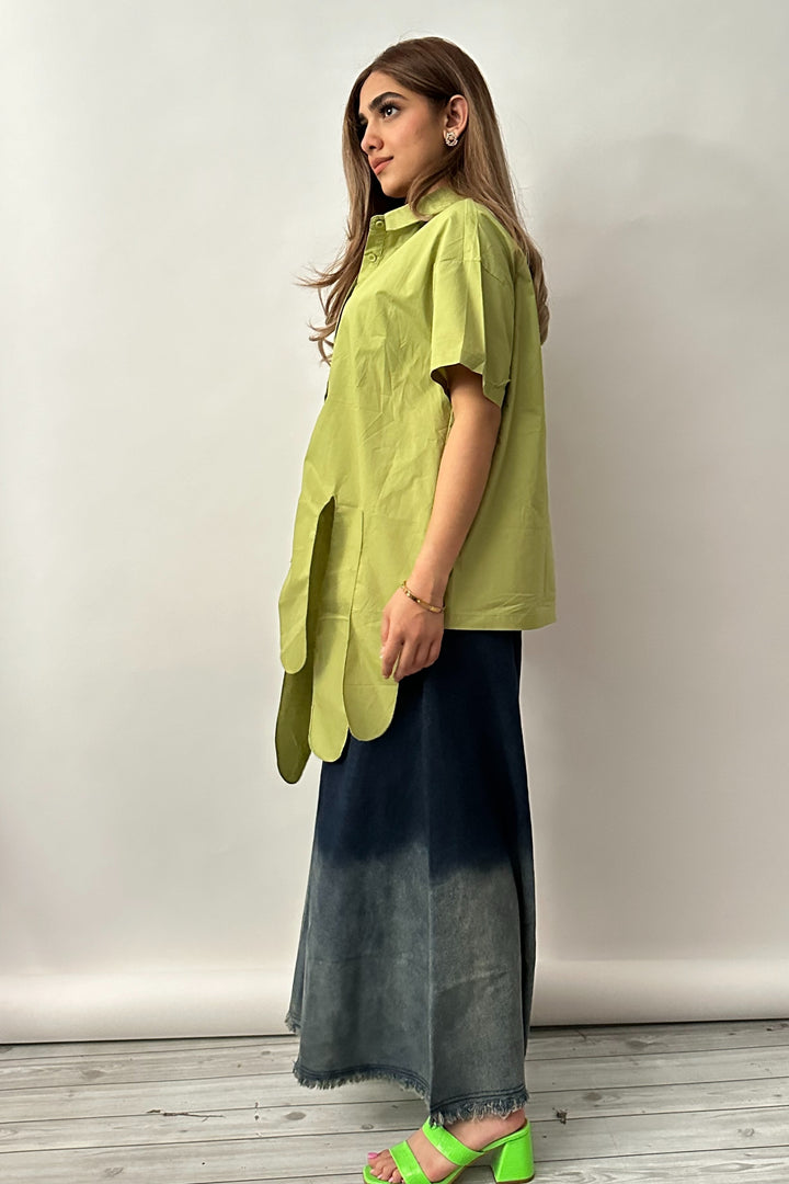 summer wear casual green Shirt