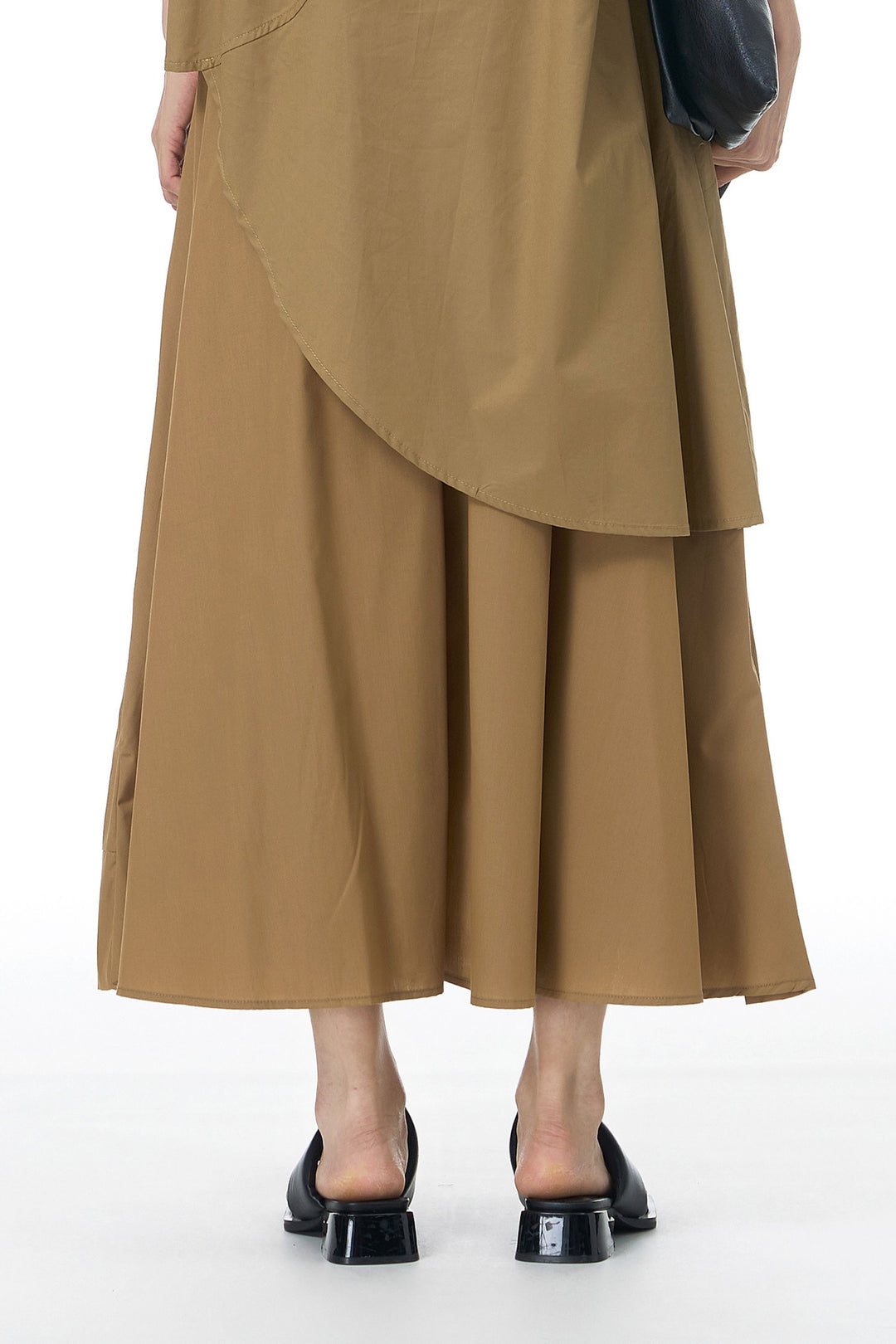 Golden Sand Pleat Skirt