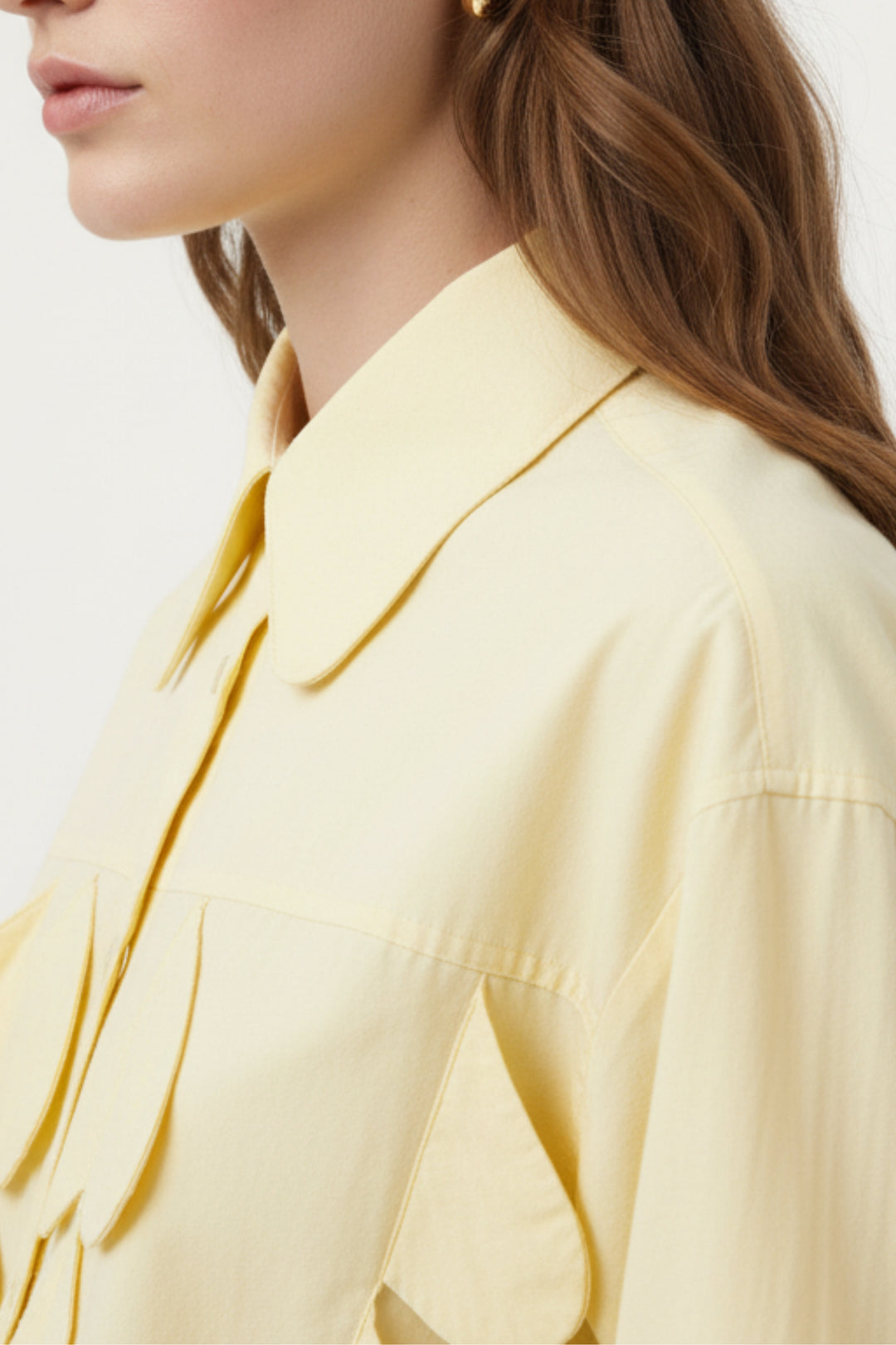 Sunkissed Yellow Applique Shirt