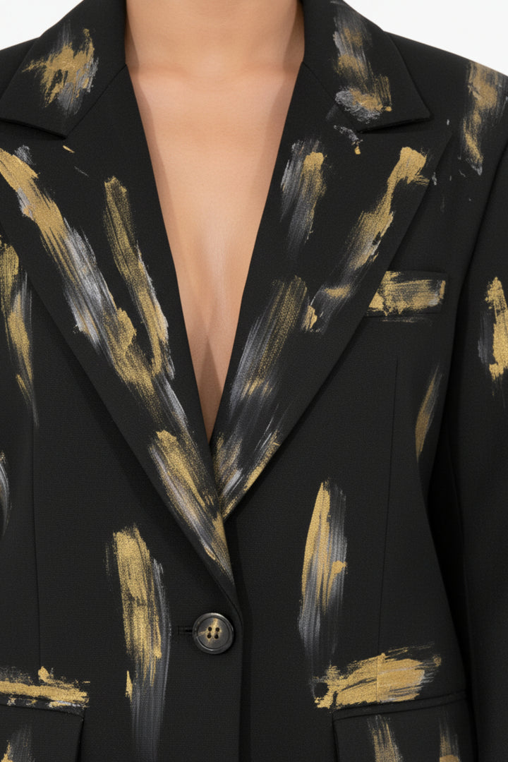 Stroke Luxe Black Blazer