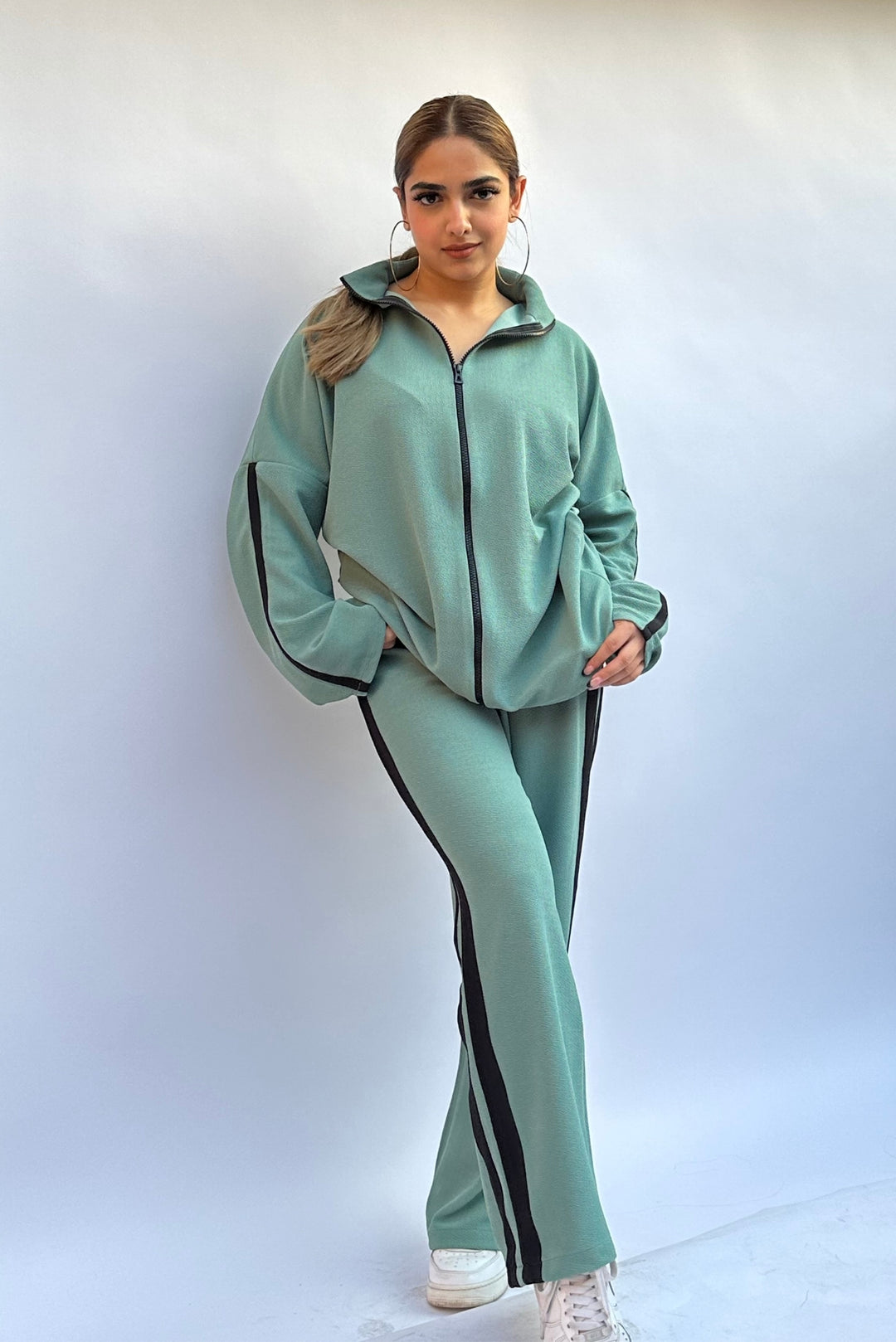 Teal Green oversized coord set