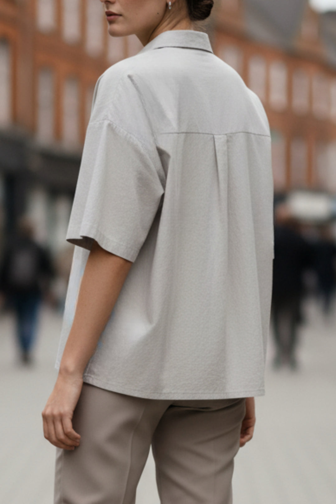 Drizzle Grey Summer Shirt