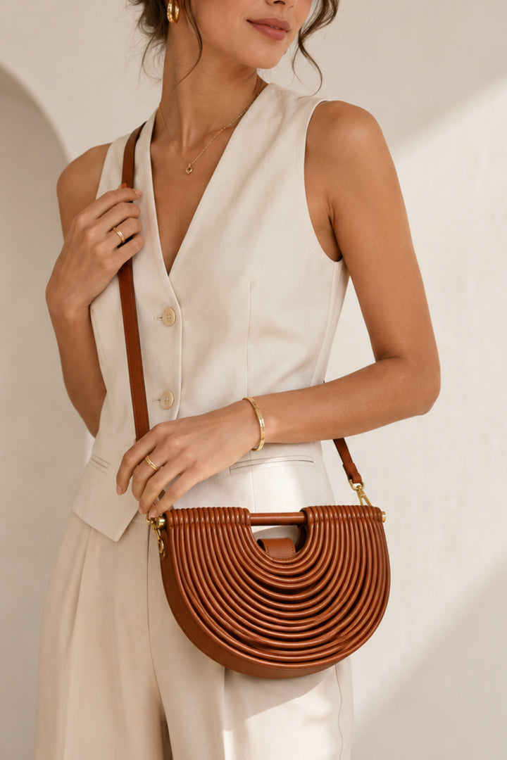 Sienna Sculpt Shoulder Bag