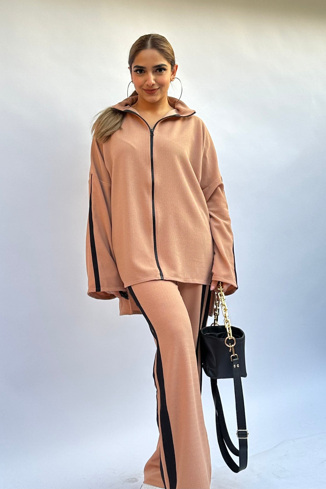 Next-to-Skin Beige Co Ord Set for Women