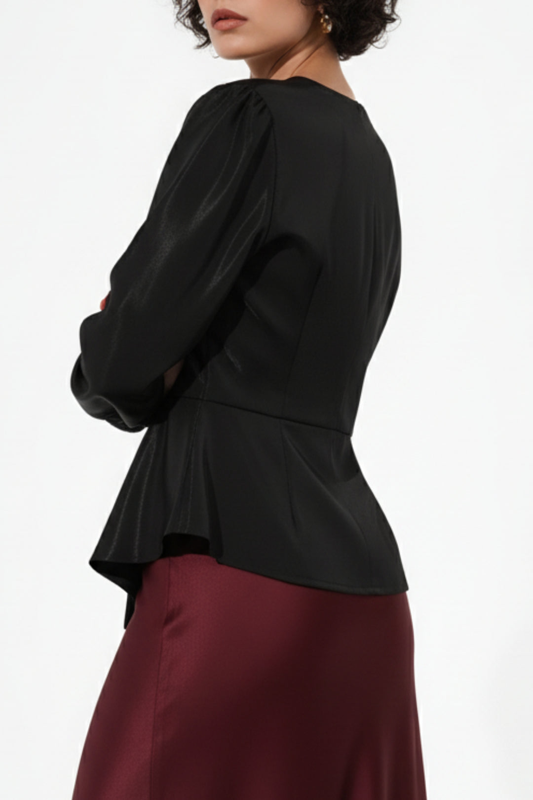 Nicole Black Jacket  Top