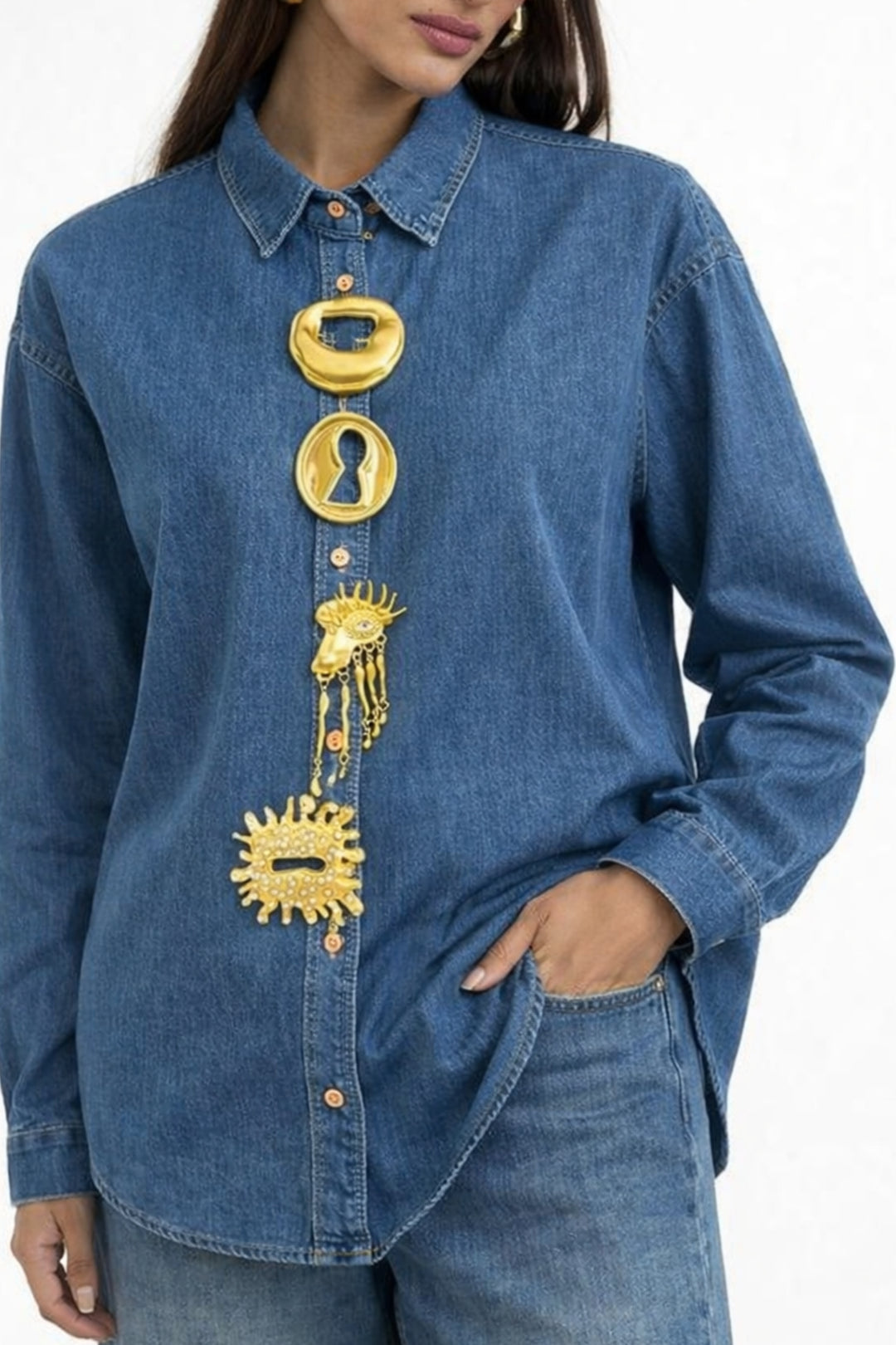denim shirt for women
