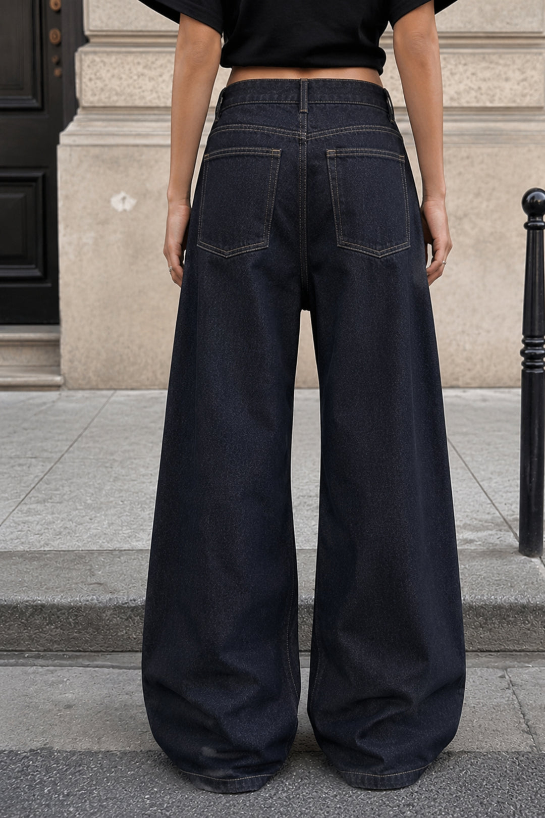 Midnight Wide Leg Denim