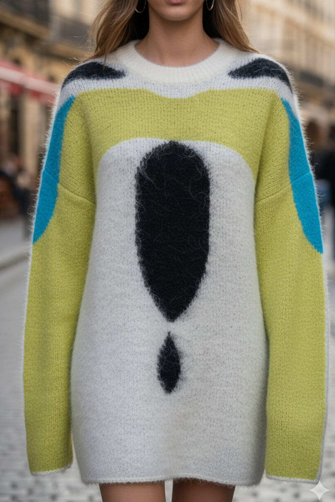 Snowy Cloud Oversized Sweater