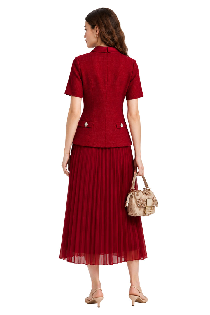 Ruby Red Regal Co-Ord